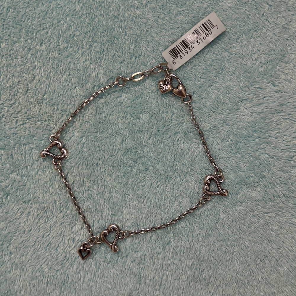 Brighton Tuscan Hearts Bracelet Brand New